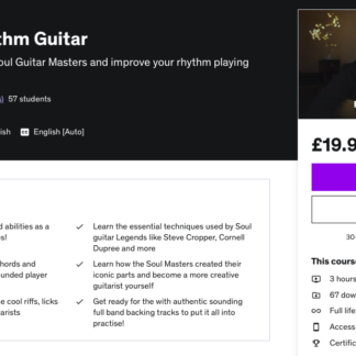 Learn Soul Rhythm Guitar