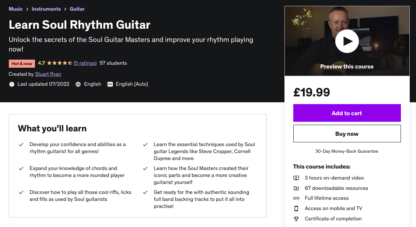 Learn Soul Rhythm Guitar